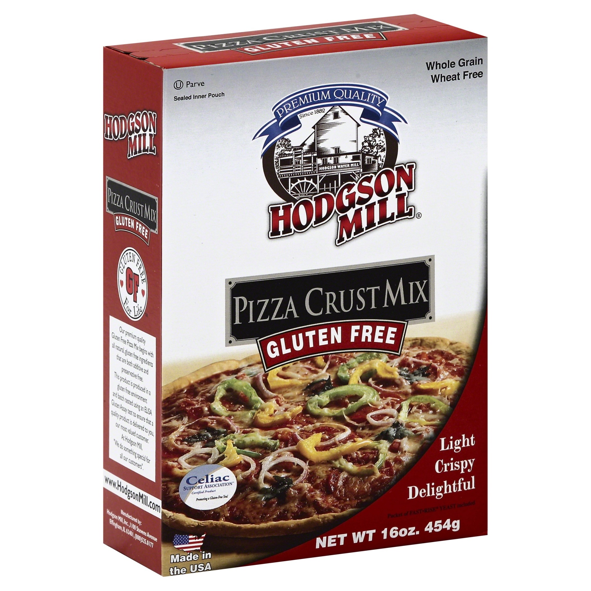 slide 1 of 4, Hodgson Mill Pizza Crust Mix 16 oz, 16 oz