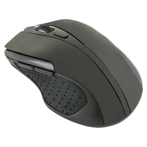 slide 1 of 2, SKILCRAFT® Wireless Mouse With Micro-USB Receiver, Black (AbilityOne 7025-01-651-8938), 1 ct