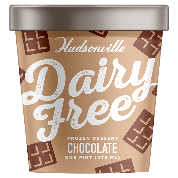 slide 1 of 1, Hudsonville Chocolate Dairy Free, 16 oz