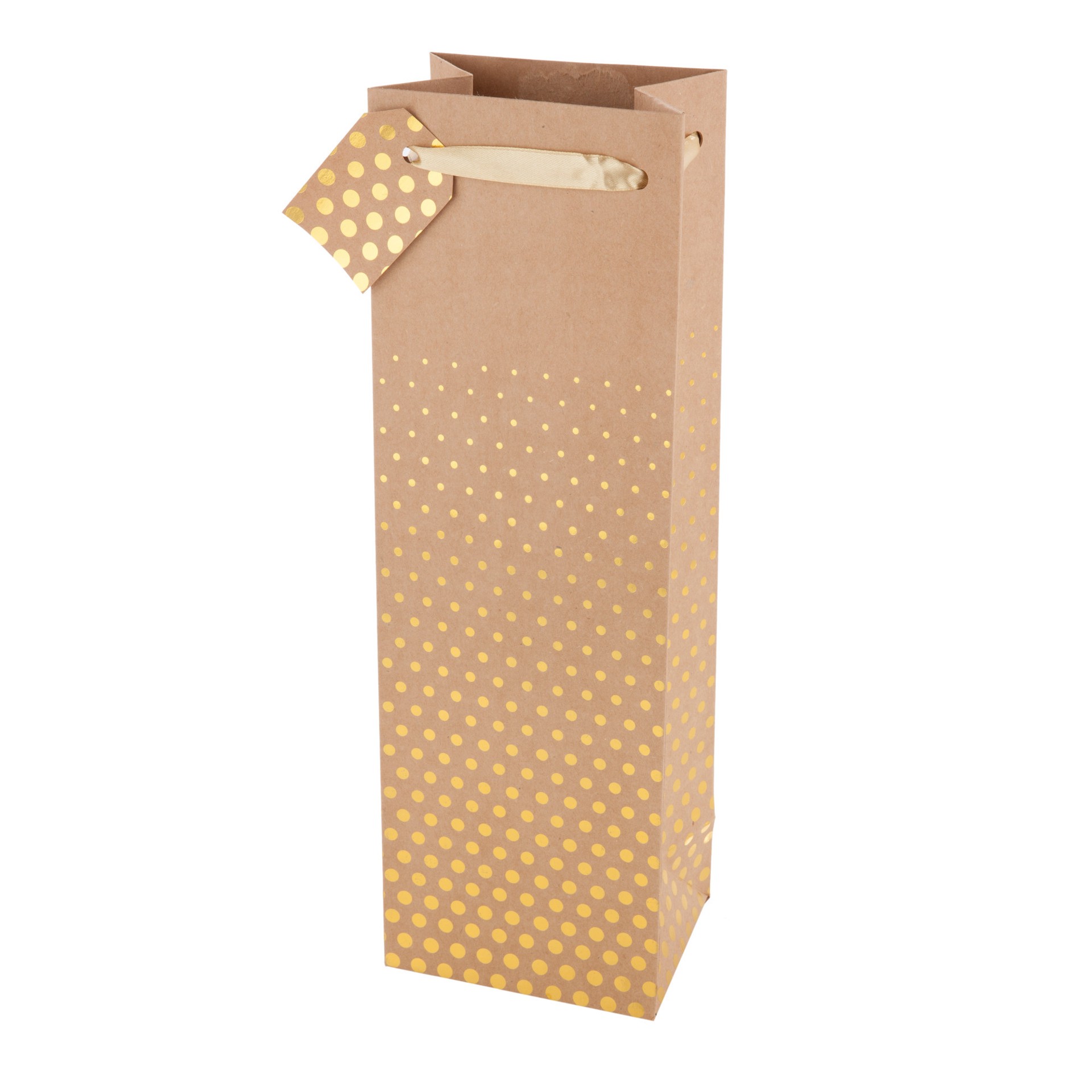 slide 5 of 5, Cakewalk True Kraft And Gold Wine Bag Astmt - EA, 1 ct