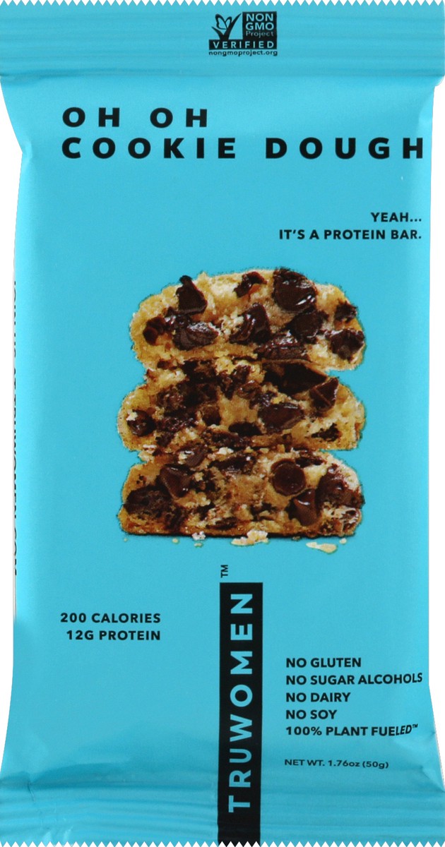 slide 4 of 6, Trubar Oh Oh Cookie Dough Protein Bar 1.76 oz, 1.76 oz