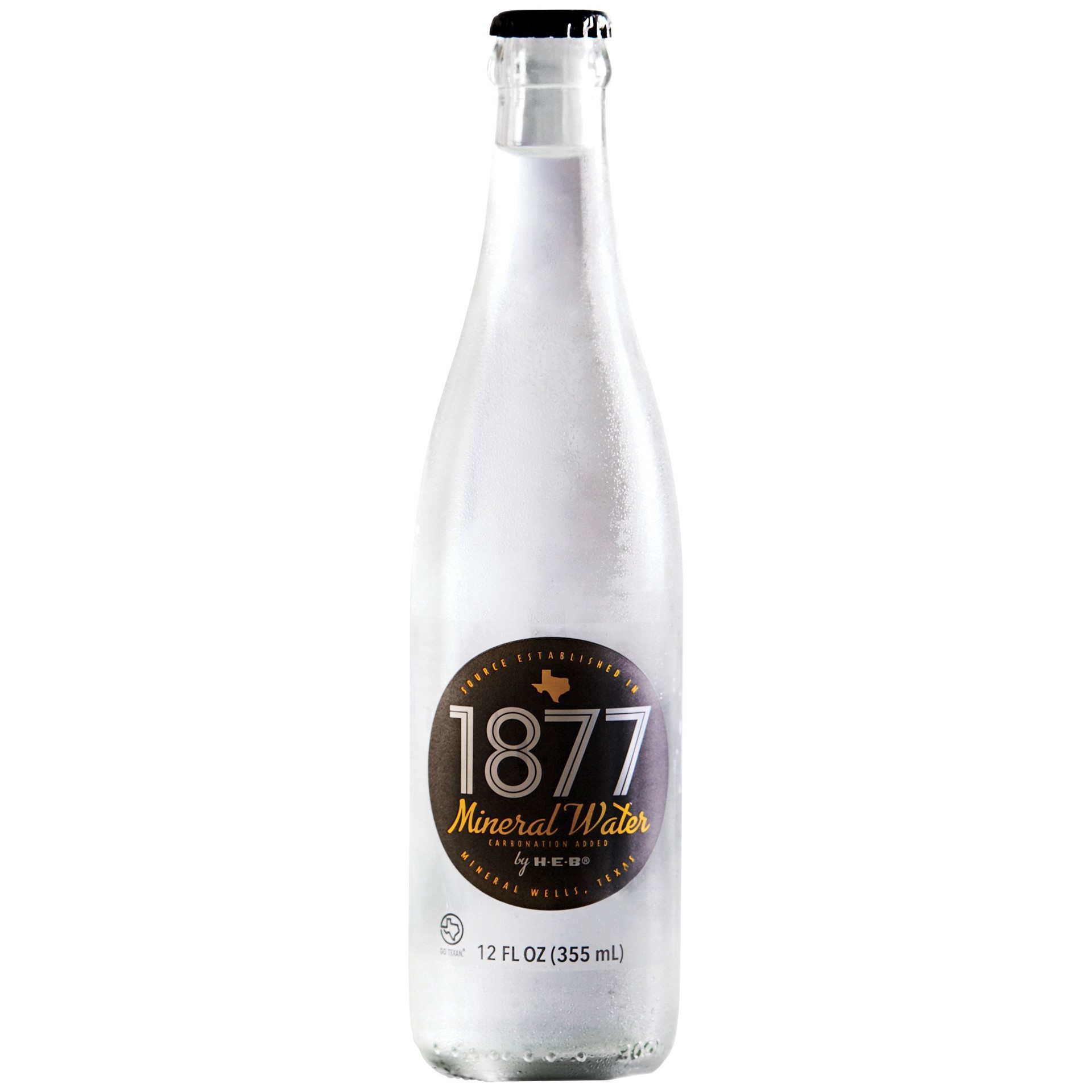 slide 1 of 1, H-E-B 1877 Sparkling Mineral Water, 12 oz