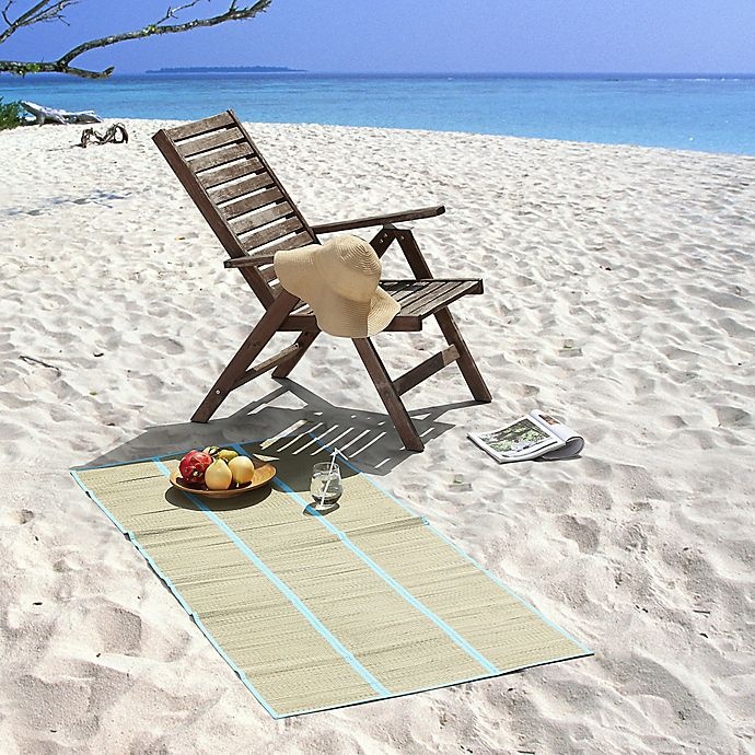 slide 3 of 3, Sand Cloud Straw Beach Mat, 1 ct