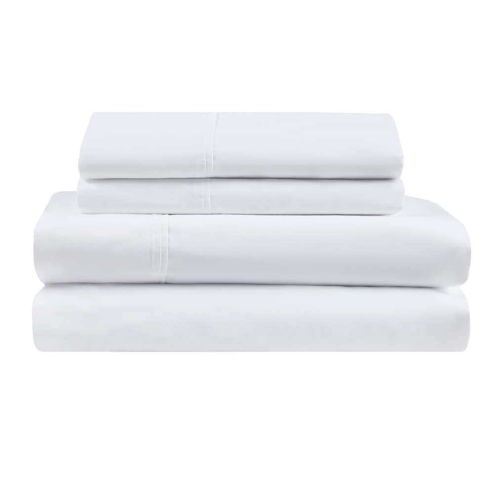 slide 1 of 1, Hd Designs Bedding Sheets Queen White, 4 ct