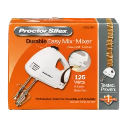 Proctor Silex Durable Easy Mix Hand Mixer Black