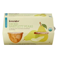 GreenWise Diced Bartlett Organic Pears