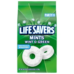 Life Savers Wint O Green Sugarfree Mints Candy Bag