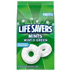 Life Savers Wint O Green Sugarfree Mints Candy Bag