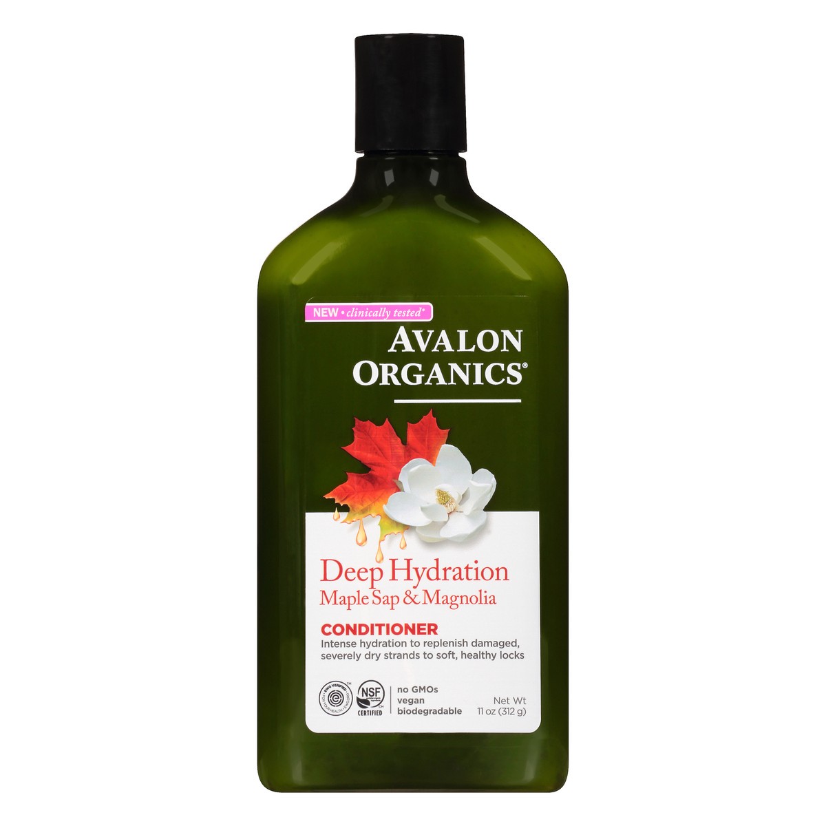 slide 5 of 9, Avalon Organics Deep Hydration Maple Sap & Magnolia Conditioner 11 oz. Bottle, 11 oz