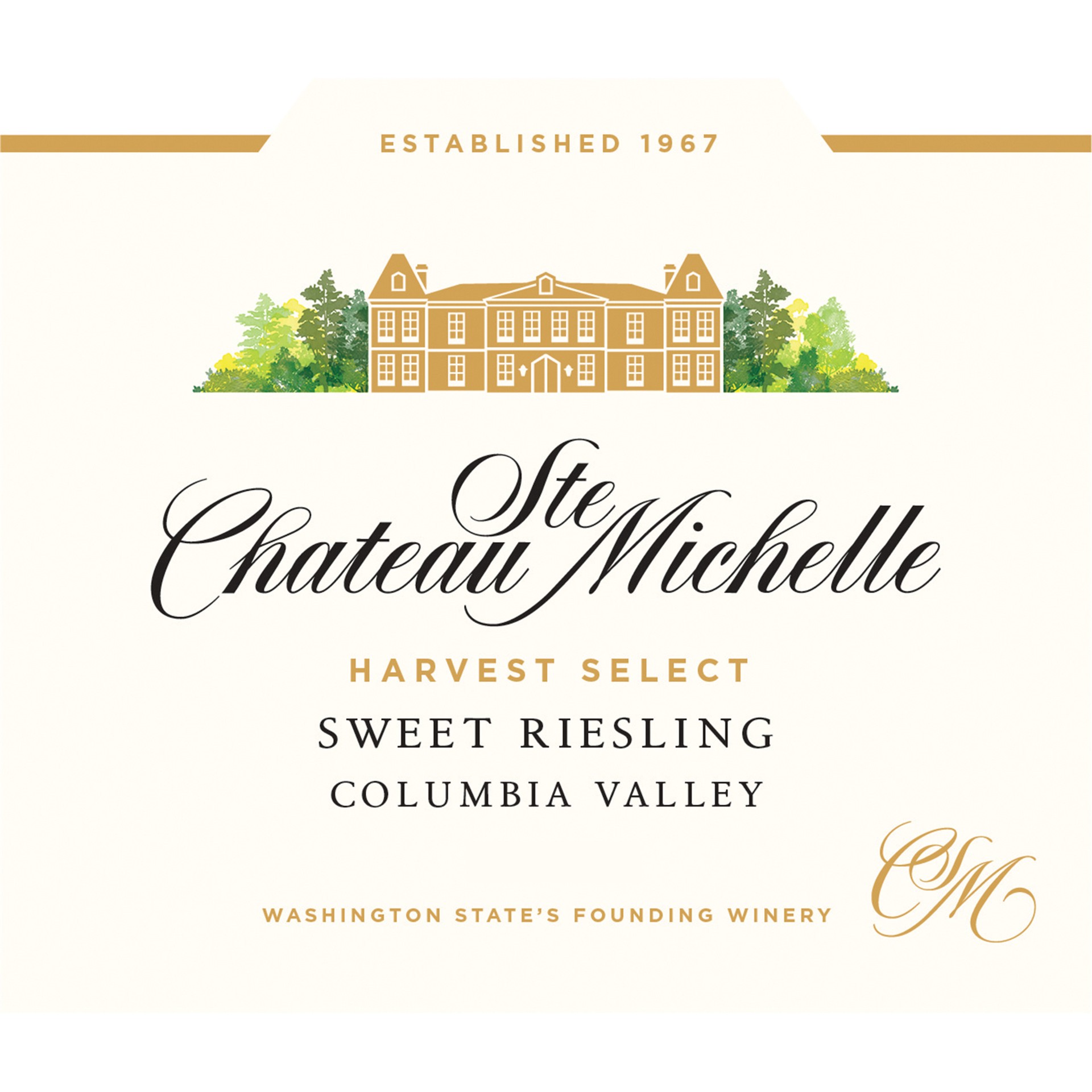 slide 5 of 8, Chateau Ste. Michelle Harvest Select Riesling, Sweet White Wine, 750 mL Bottle, 750 ml