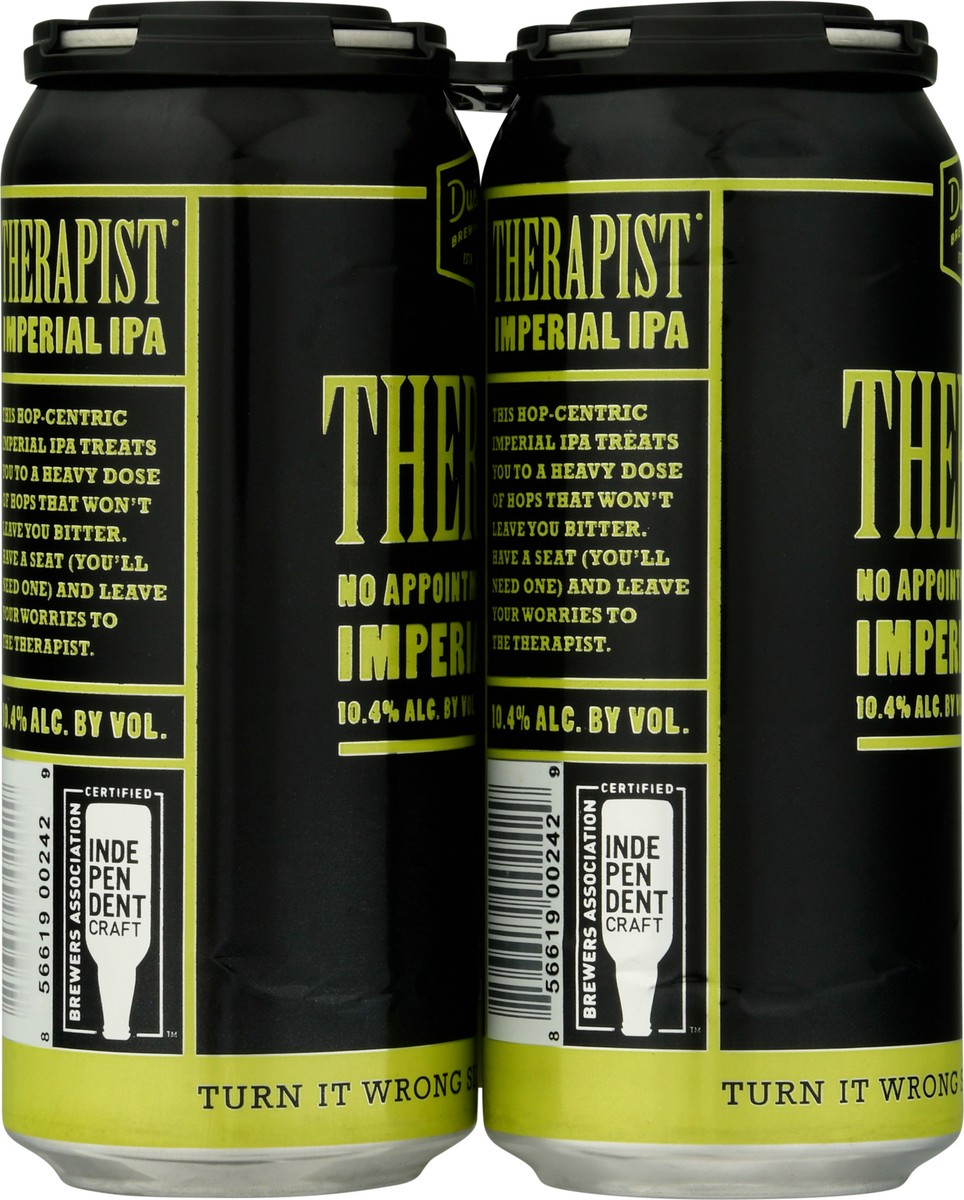slide 11 of 11, Dust Bowl Brewing Company Imperial IPA Therapist Beer 4 ea, 4 ct