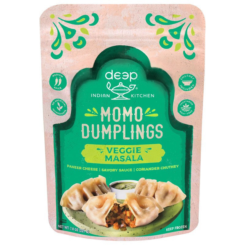 slide 1 of 1, Deep Indian Kitchen Veggie Masala Dumplings, 7.8 oz