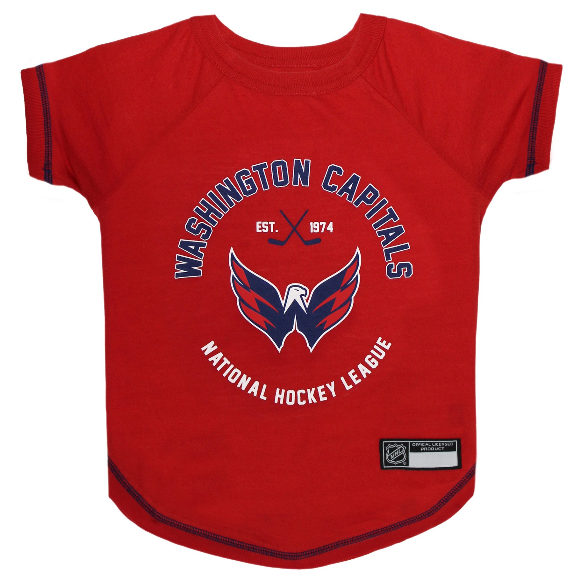 slide 1 of 1, Pets First Washington Capitals Dog T-Shirt, LG