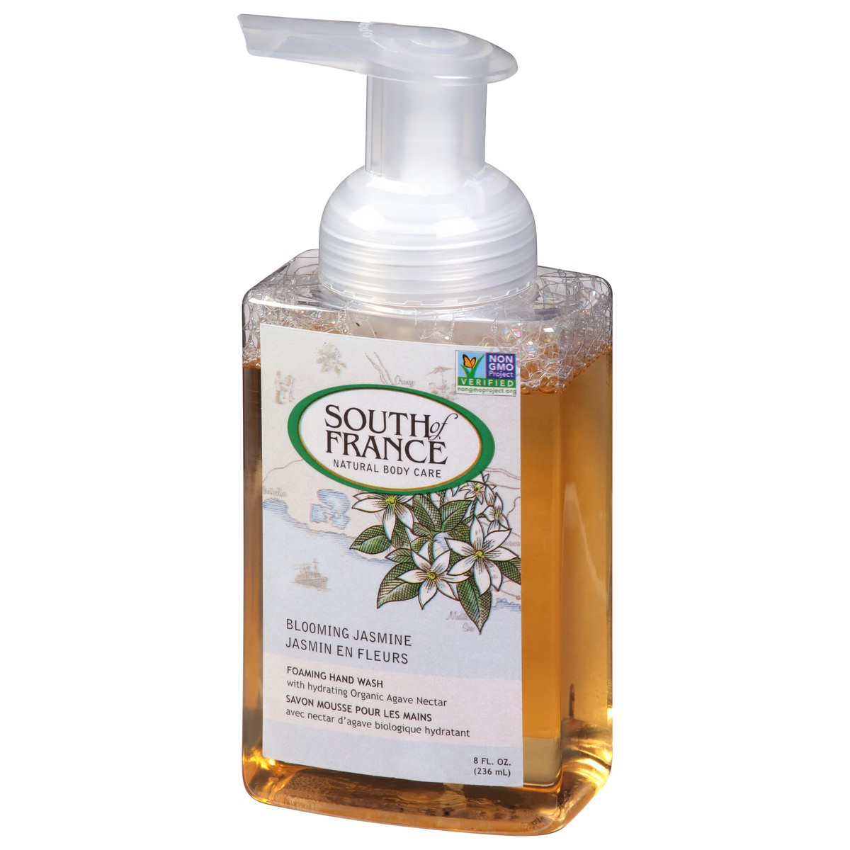 slide 4 of 12, South of France Sof Foam Hand Wash Blooming Jasmine, 8 oz