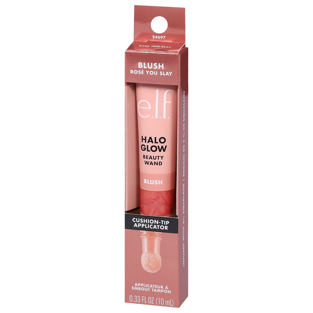 slide 12 of 12, e.l.f. Halo Glow Blush Beauty Wand, Rosé You Slay, 0.33 fl oz