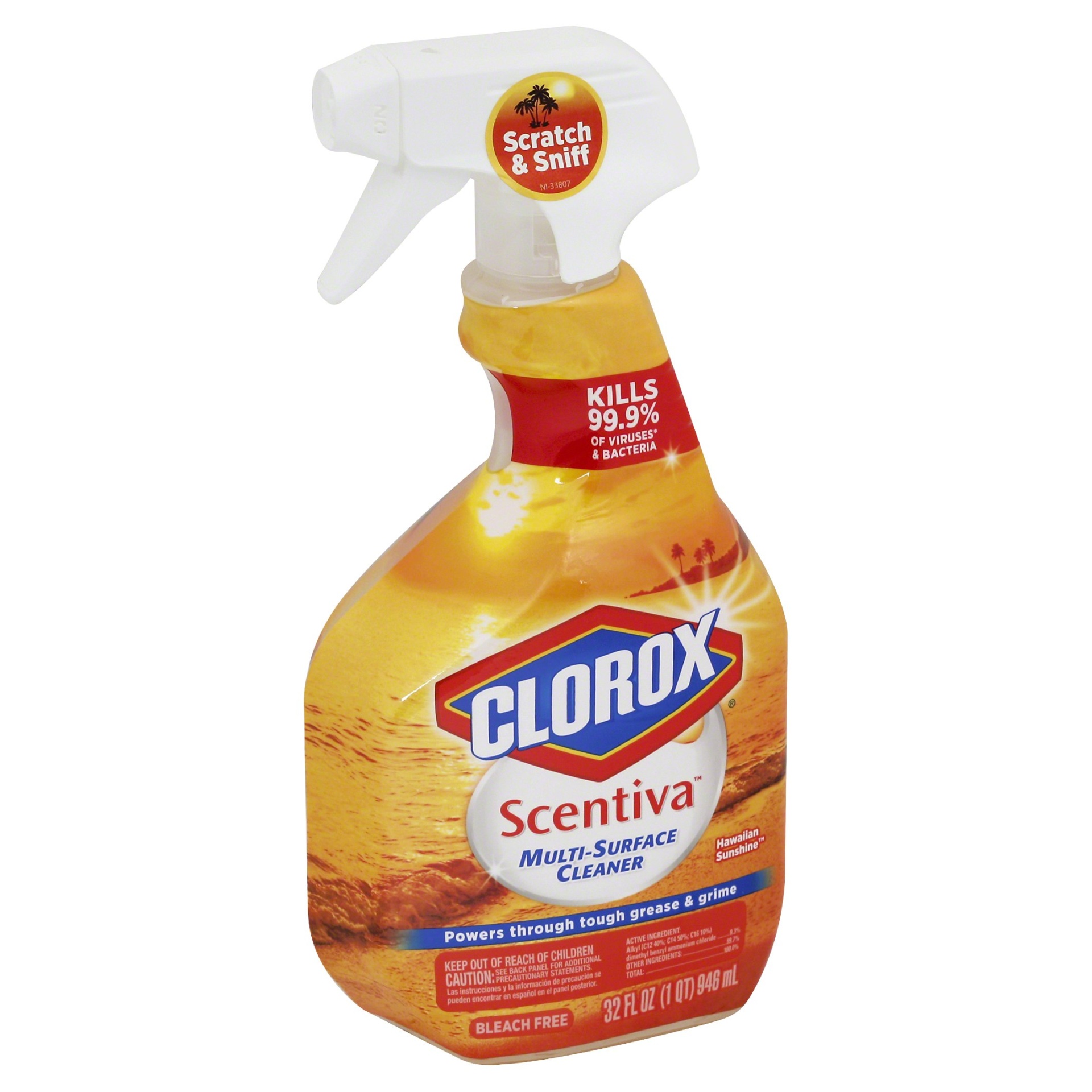 slide 1 of 2, Scentiva Multi Surface Cleaner Spray Bottle Hawaiian Sunshine, 32 fl oz