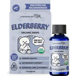 Legendairy Milk Elderberry Organic Drops - Grape