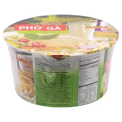 Mama Instant Pho Ga Chicken Flavor Rice Noodles 2.29 oz