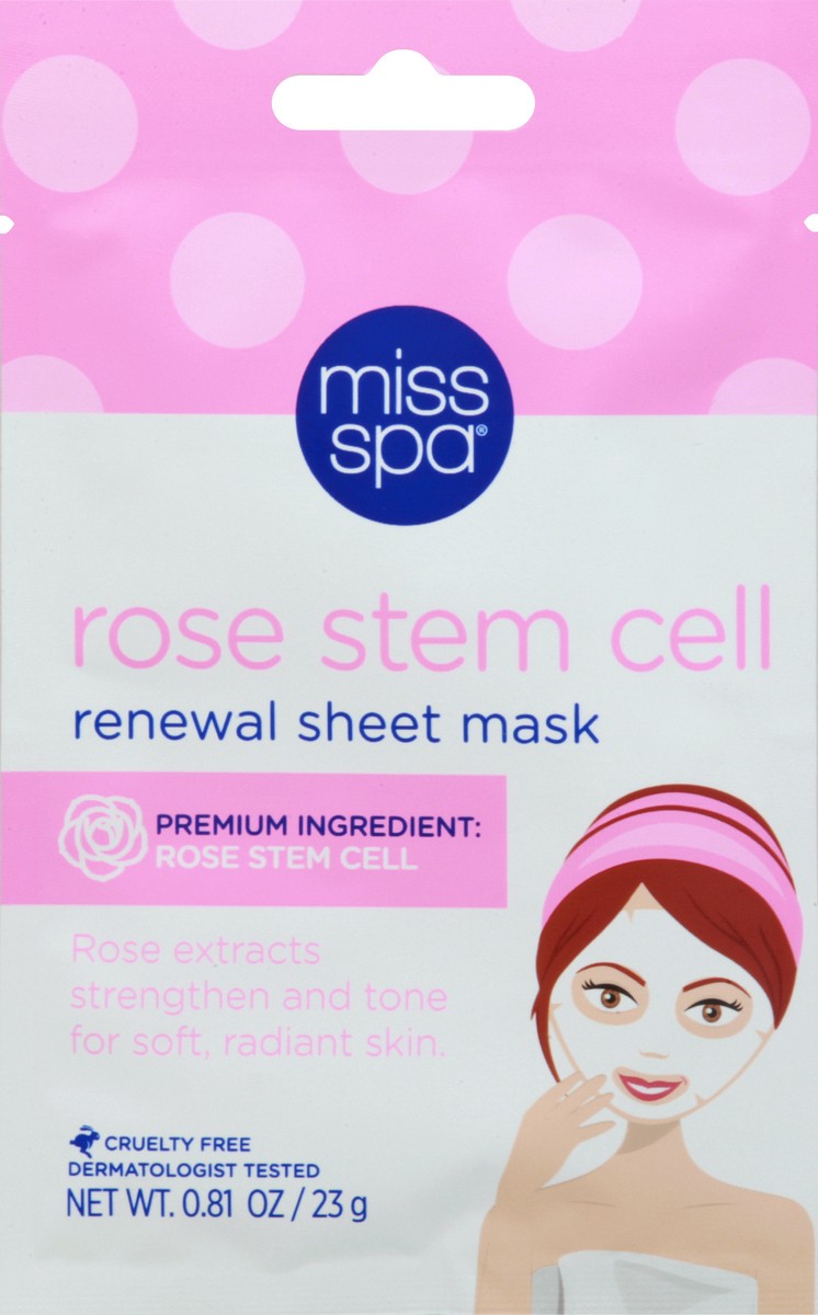 slide 5 of 7, Miss Spa Sheet Mask 0.81 oz, 0.81 oz