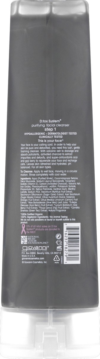 slide 3 of 3, Giovanni Cosmetics Inc Facial Cleanser, 7 fl oz