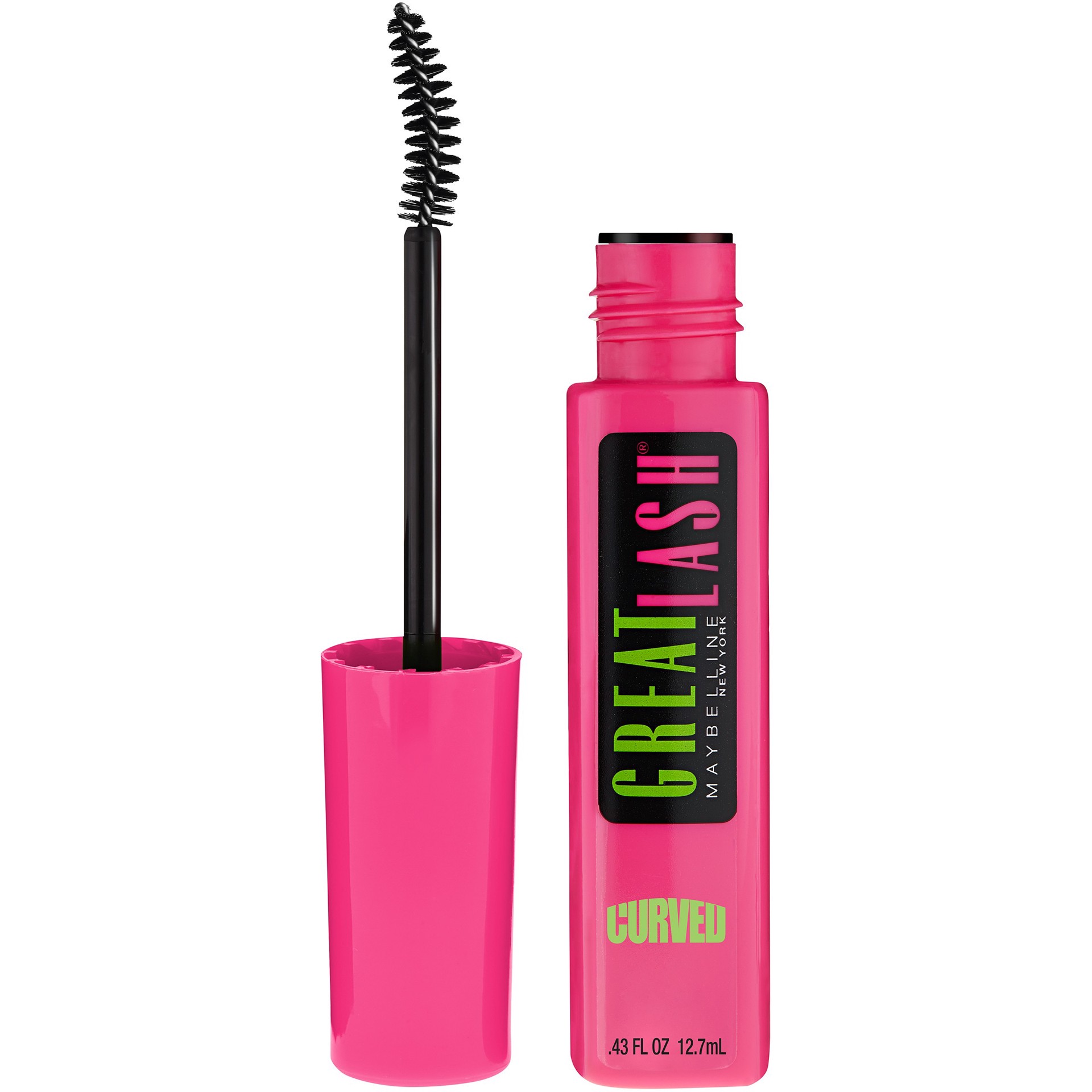 slide 1 of 9, Maybelline Great Lash Curved Brush Mascara - 120 Blackest Black - 0.43 fl oz, 0.43 fl oz