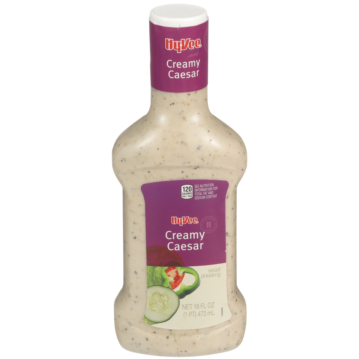 slide 1 of 1, Hy-vee Creamy Caesar Salad Dressing, 16 fl oz