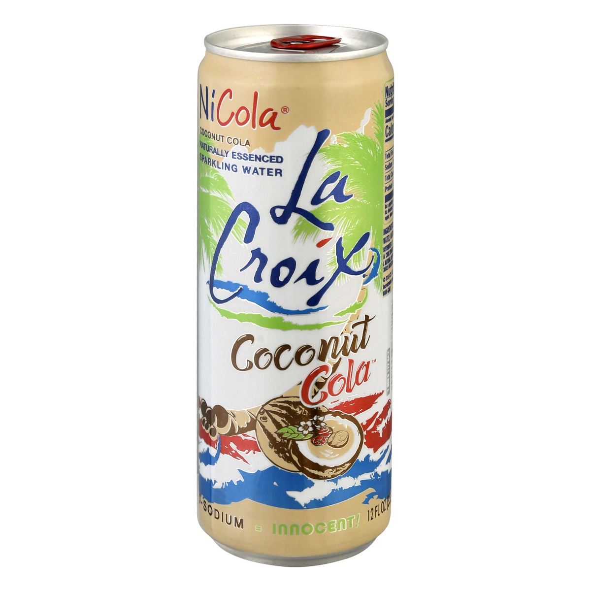 slide 1 of 1, La Croix Coconut Cola, 8 ct; 12 oz