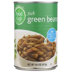 Food Club Cut Green Beans 14.5 oz