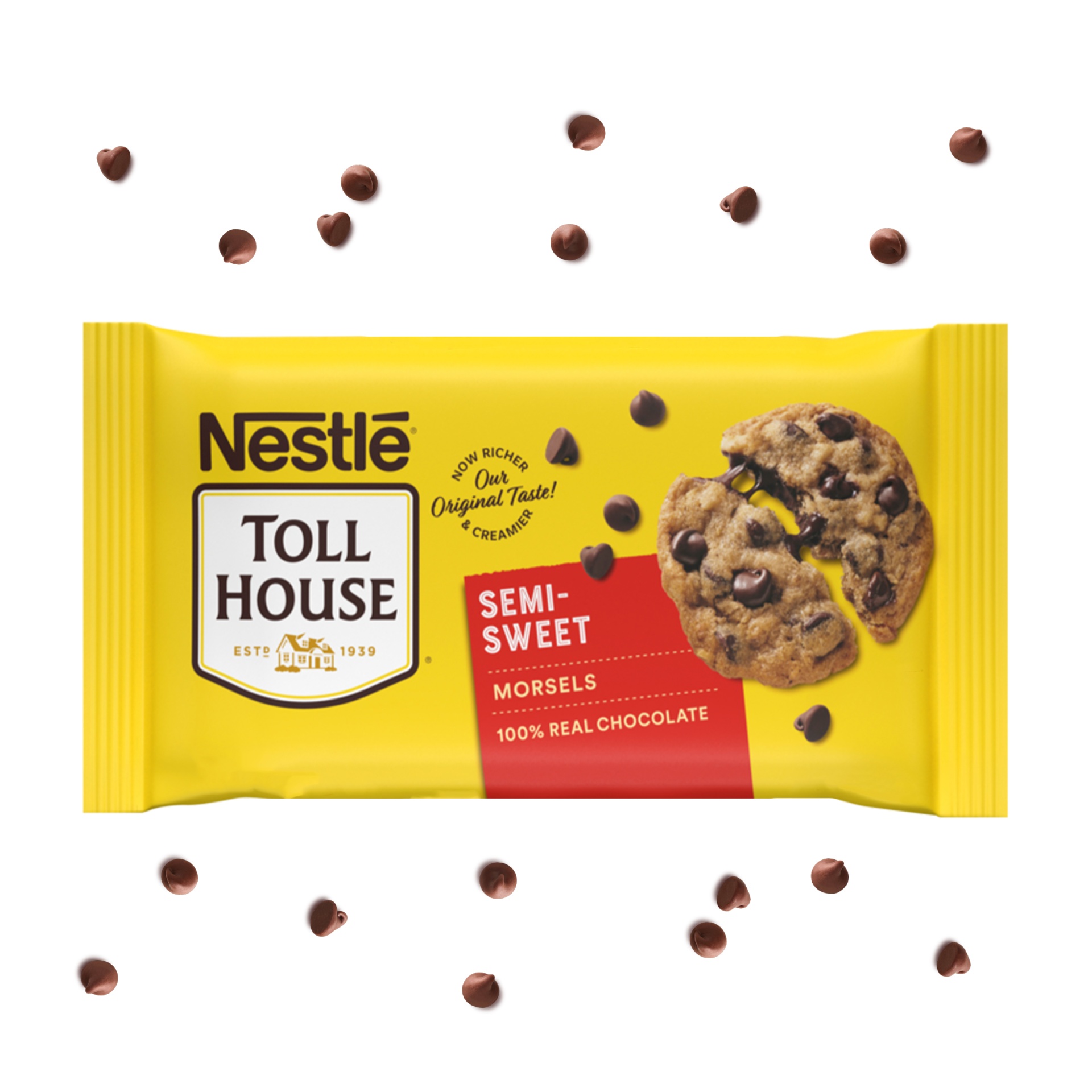 slide 2 of 6,  Toll House Real Semi-Sweet Chocolate Morsels, 24 oz