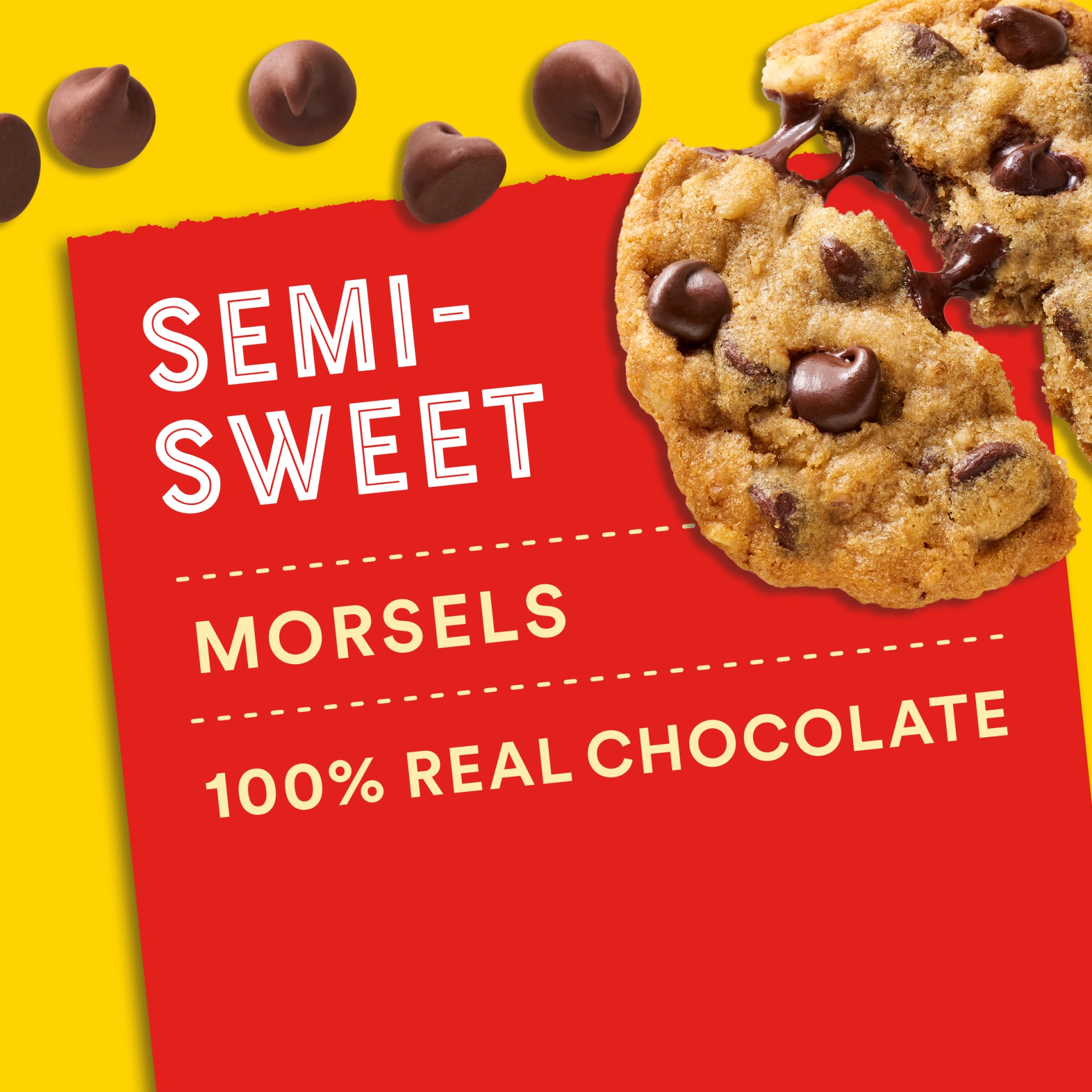 slide 6 of 6,  Toll House Real Semi-Sweet Chocolate Morsels, 24 oz
