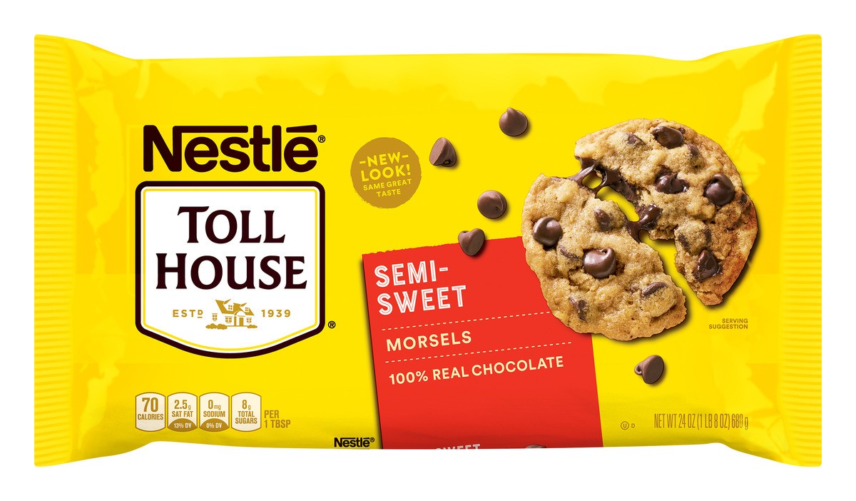 slide 1 of 7, Nestlé Toll House Semi-Sweet Chocolate Chips - 24oz, 24 oz