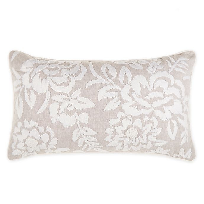 slide 1 of 1, Wamsutta Huntington Oblong Throw Pillow - Dove Grey, 1 ct