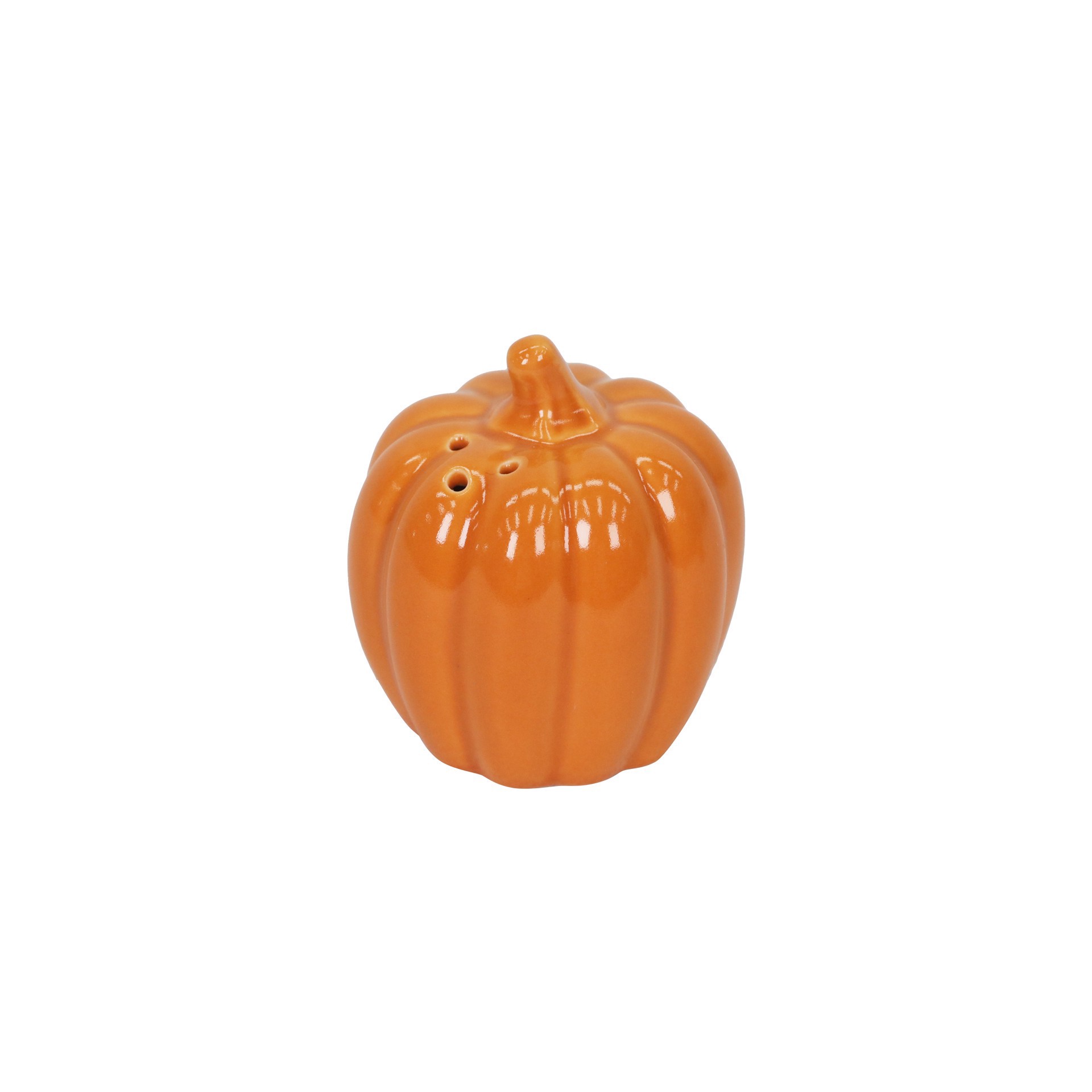 slide 2 of 3, Mini Orange Pumpkin Ceramic Salt & Pepper Shaker Set By Ashland, 2.07 in x 2.07 in x 1.73 in