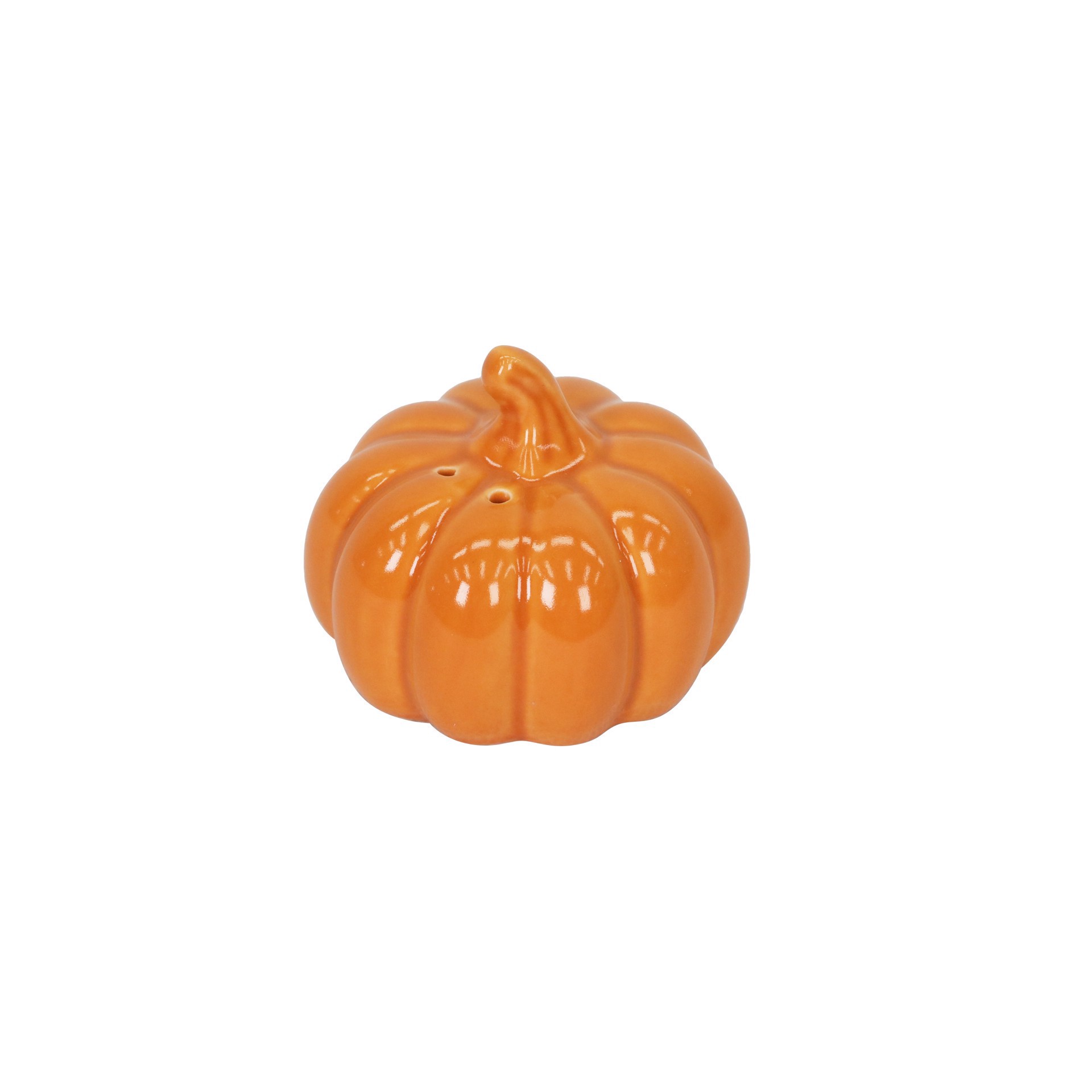 slide 3 of 3, Mini Orange Pumpkin Ceramic Salt & Pepper Shaker Set By Ashland, 2.07 in x 2.07 in x 1.73 in