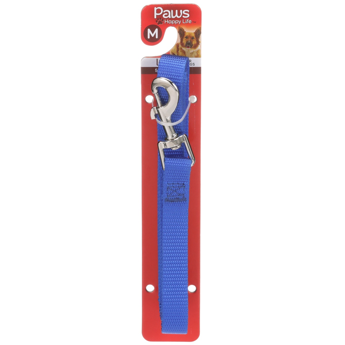 slide 1 of 1, Paws Happy Life 5 Ft 5/8" Width Leash For Medium Dogs, 5 ft