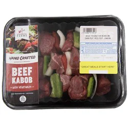 with Vegatable - Retail Beef Ka-Bobs