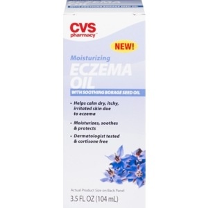 slide 1 of 1, CVS Pharmacy CVS Health Moisturizing Eczema Oil with Soothing Borage Seed Oil, 3.5 oz