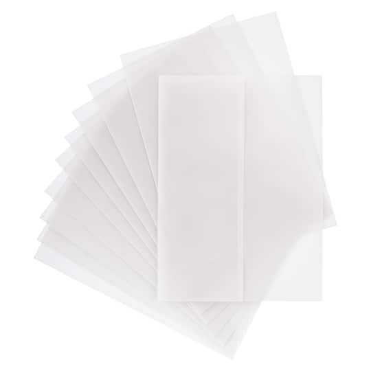 slide 1 of 4, A7 White Vellum Card Wraps By Recollections, 10ct., 10 ct