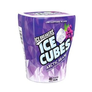 slide 1 of 1, Ice Breakers Ice Cubes Arctic Grape Sugar Free Gum, 4 oz