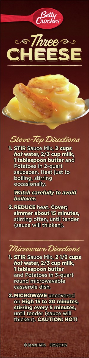 slide 12 of 13, Betty Crocker Three Cheese Potatoes, Made with Real Cheese, 5 oz, 5 oz