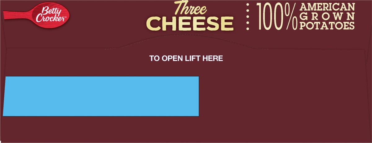 slide 6 of 13, Betty Crocker Three Cheese Potatoes, Made with Real Cheese, 5 oz, 5 oz
