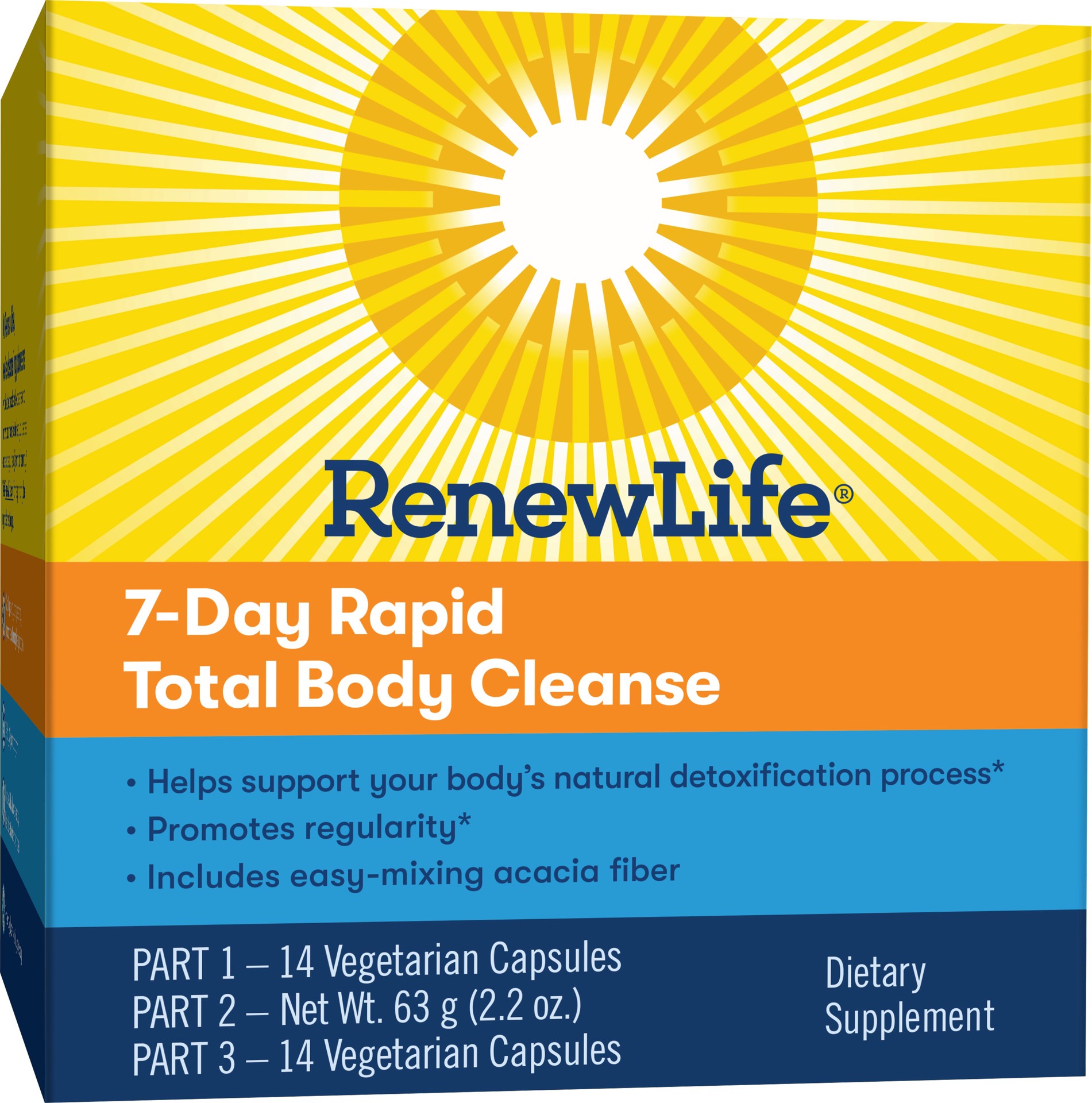 slide 1 of 5, Renew Life Adult Cleanse - 7-Day Rapid Total  Body Cleanse for Men & Women - 3-Part, 7-Day Program - Gluten, Dairy & Soy Free - 28 Vegetarian Capsules + 2.2 Ounce Powder Formula (Packaging May Vary), 28 ct