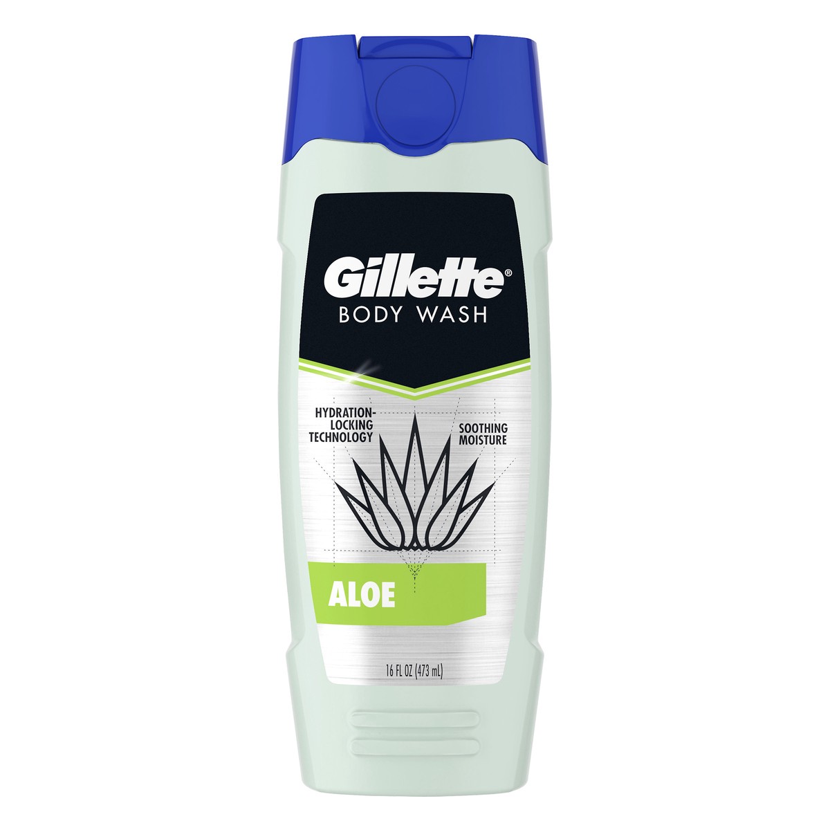 slide 1 of 1, Gillette Hydratingatingrawash Aloe Body Wash, 16 oz