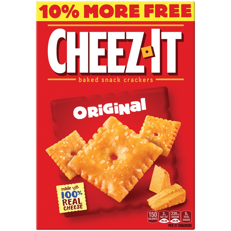 slide 1 of 1, Cheez-It Original 10% More Free, 13.7 oz