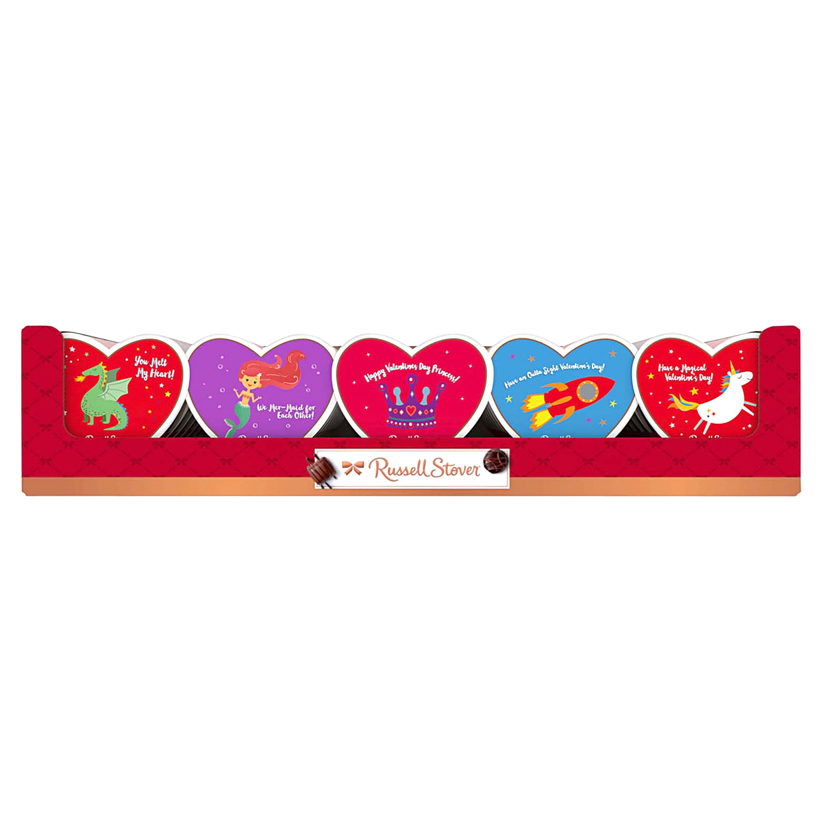 slide 1 of 5, Russell Stover Valentine's Assorted Chocolates Magical Heart (Packaging May Vary), 1.5 oz