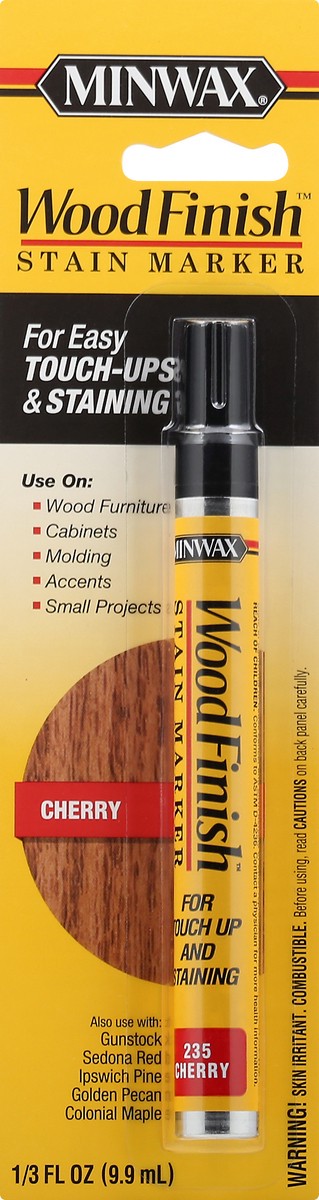 slide 1 of 10, Minwax Cherry Stain Marker 0.33 oz, 0.33 oz