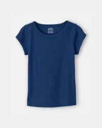 Carter's Girls Rib Top - Blue Navy M