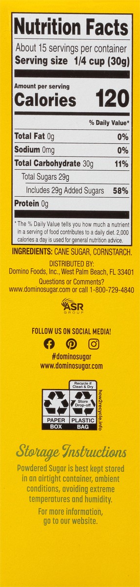 slide 8 of 9, Domino Confectioners Sugar, 16 oz