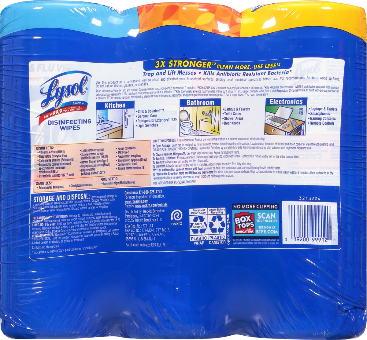 slide 4 of 9, Lysol Assorted Disinfecting Wipes 3 - 35 Wipes, 3 ct