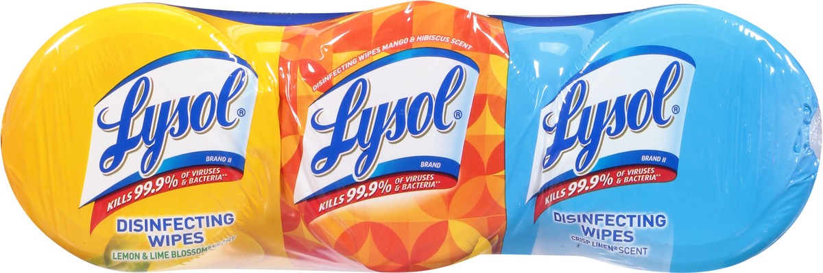 slide 9 of 9, Lysol Assorted Disinfecting Wipes 3 - 35 Wipes, 3 ct